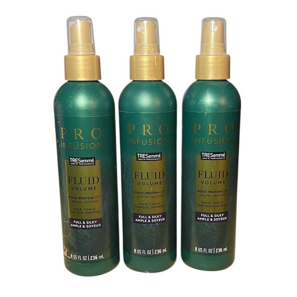 3 Pack TRESemmé Pro Infusion Fluid Volume Full & Silky Hair Tonic Spray, 8oz